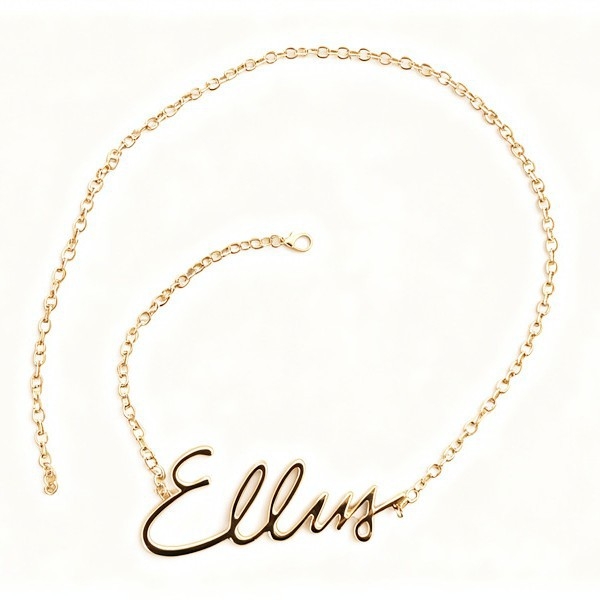 Женска талия верига - двойна метална верига с дизайн на букви, дължина под 60 см