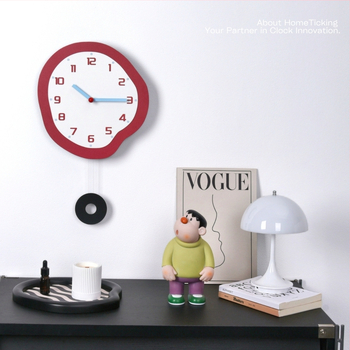 Nástenné hodiny do obývačky, moderný minimalistický štýl, umelecký rám, tichý quartzový pohyb, akrylové puzdro