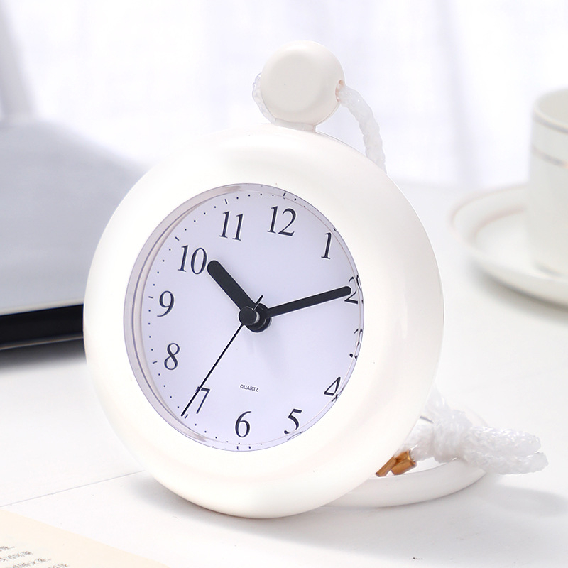 Nástenné hodiny - IP3 vodotesné, kruhový ABS kryt, pohyb s plynulým chodom sekundovej ručičky, batériové napájanie, PVC ciferník