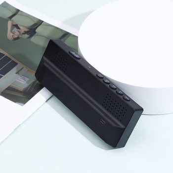 SY-5100 LED стенен часовник с аларма, календар и обратно броене - модерен правоъгълен дизайн, LED цифров дисплей, външно захранване