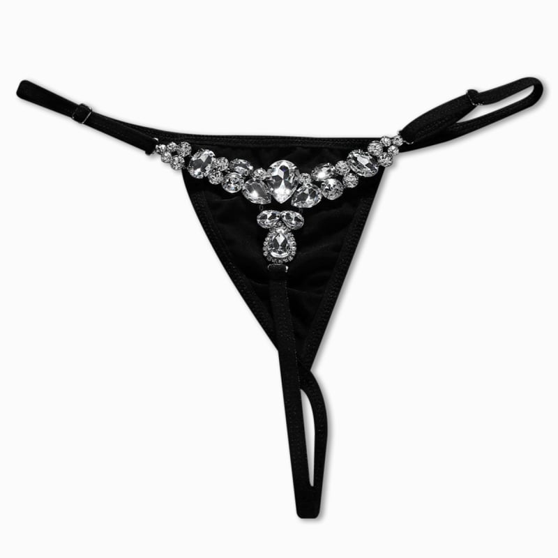 Телесна верига с кристали във формата на цвете – бельо (Зима 2024)