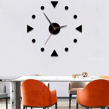 Стилен стенен часовник за дома – кръгъл, тих ход, аналогов с цифри, пластмасов корпус, батерийно захранване