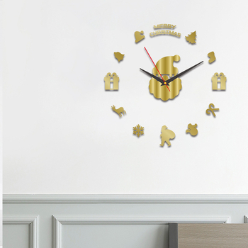 Аналогов стенен часовник със светещ циферблат, възможност за печат на лого, батерийно захранване, безшумен ход, кръгъл пластмасов корпус с цифри