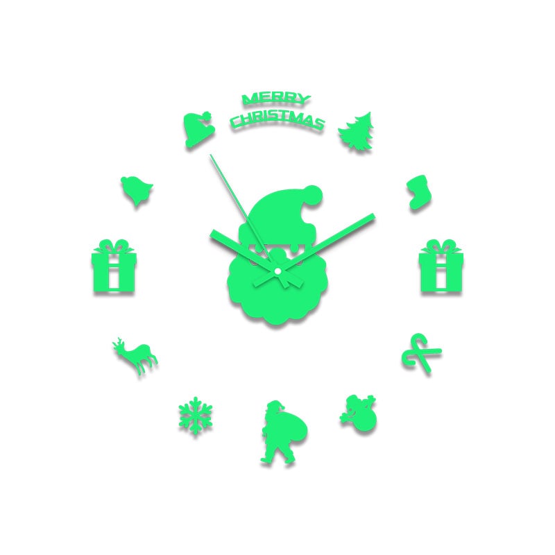 Аналогов стенен часовник със светещ циферблат, възможност за печат на лого, батерийно захранване, безшумен ход, кръгъл пластмасов корпус с цифри