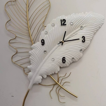 Стенен часовник – скандинавски стил, батерийно захранване, електронно движение, метален корпус