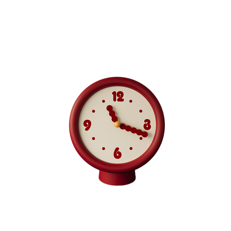 Стенно часовник за детска стая, модерен дизайн, тих кварцов ход (12888), кръгъл циферблат от акрил, корпус от смола, възможност за печат на лого