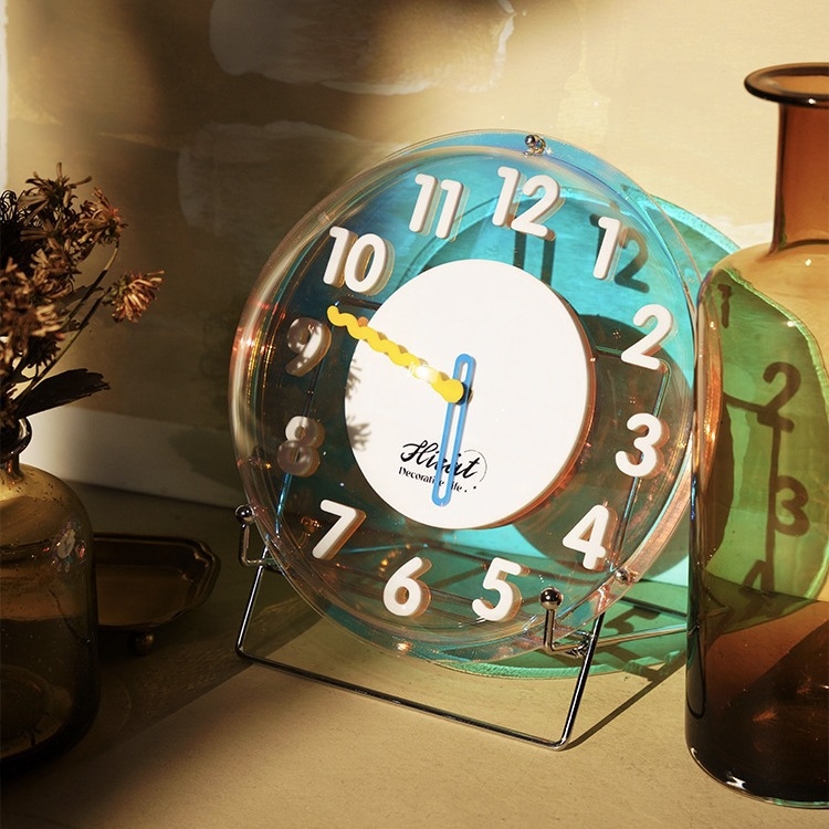 Стенно часовник с кварцов механизъм Sun movement (12888S), модел LIN20274, дебелина 15 мм+, едностранен дисплей