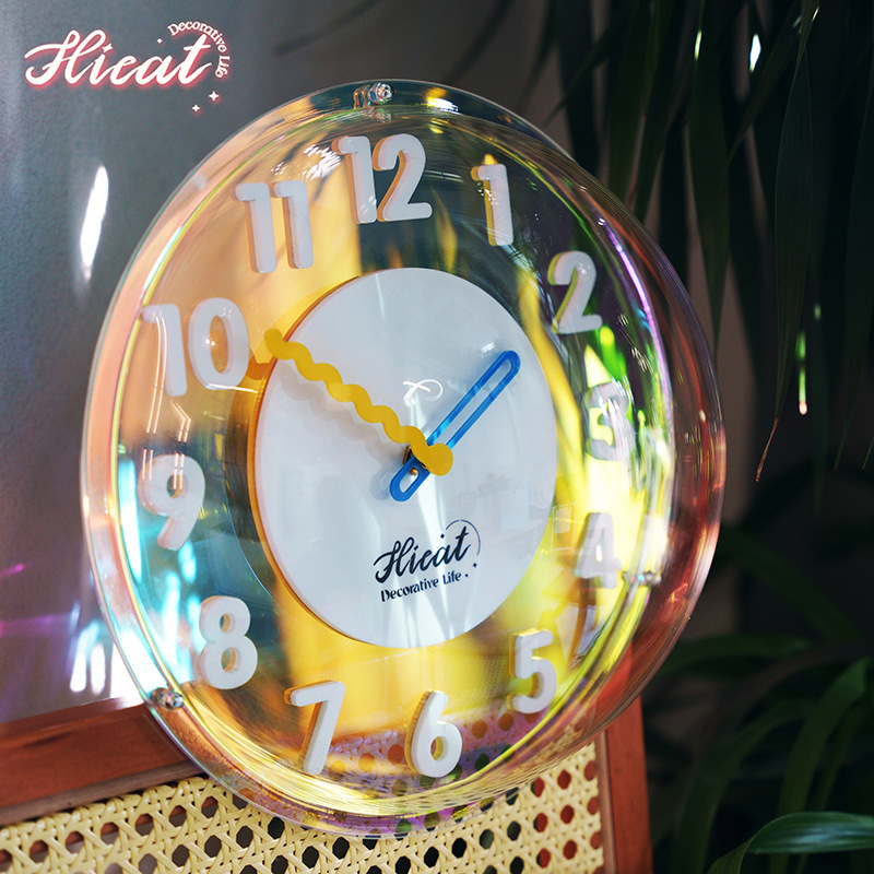 Стенно часовник с кварцов механизъм Sun movement (12888S), модел LIN20274, дебелина 15 мм+, едностранен дисплей