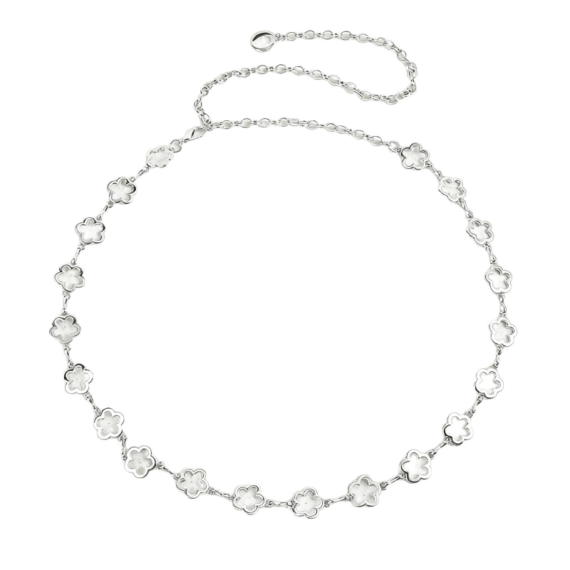 Kovová pásová reťaz – unisex, univerzálny štýl (Dĺžka 100 cm; Šírka 1–2 cm; Materiál: kov)