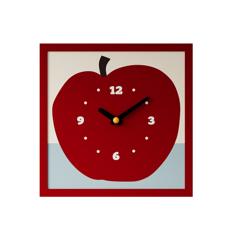 Стенен часовник в скандинавски стил, кварцов механизъм, захранване от батерия, циферблат и огледало от PU кожа, възможност за персонализирано лого