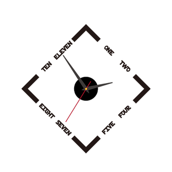 Стенно часовник с европейски стил, кръгъл, едностранен, батериен, плавно движение на секундите, аналогов дисплей с цифри, пластмасов корпус и циферблат, дебелина 15 мм