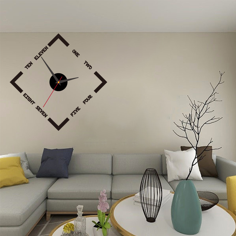 Стенно часовник с европейски стил, кръгъл, едностранен, батериен, плавно движение на секундите, аналогов дисплей с цифри, пластмасов корпус и циферблат, дебелина 15 мм