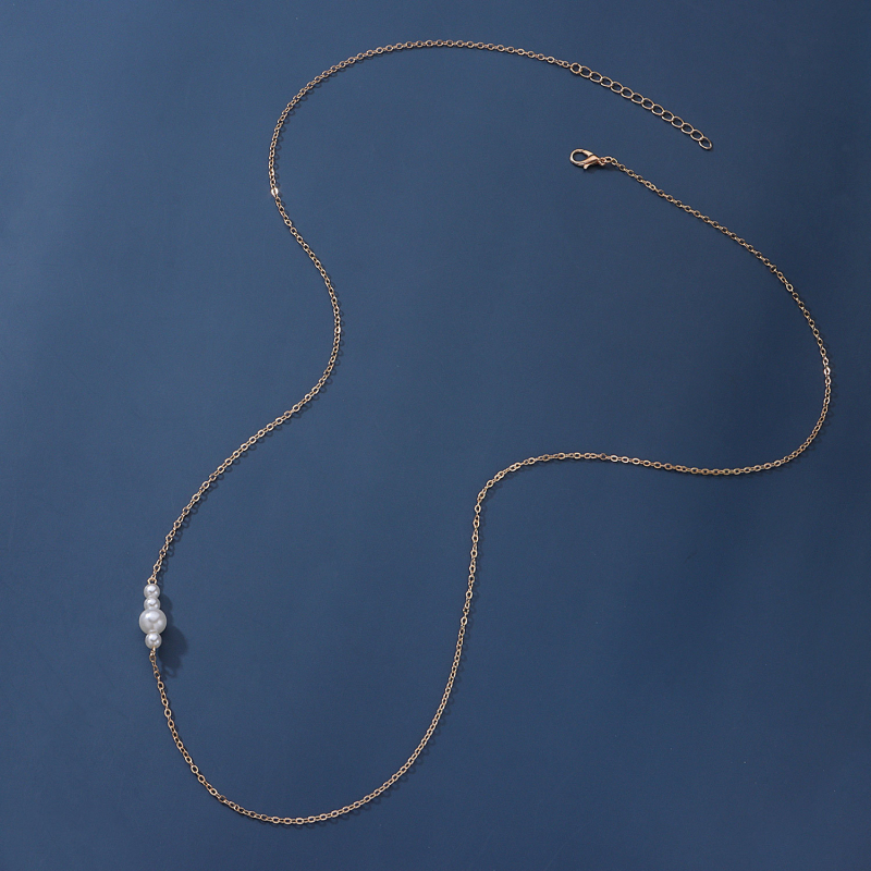 Метален пояс за талия с перли и body chain за тяло, за жени, дължина 60–80 cm