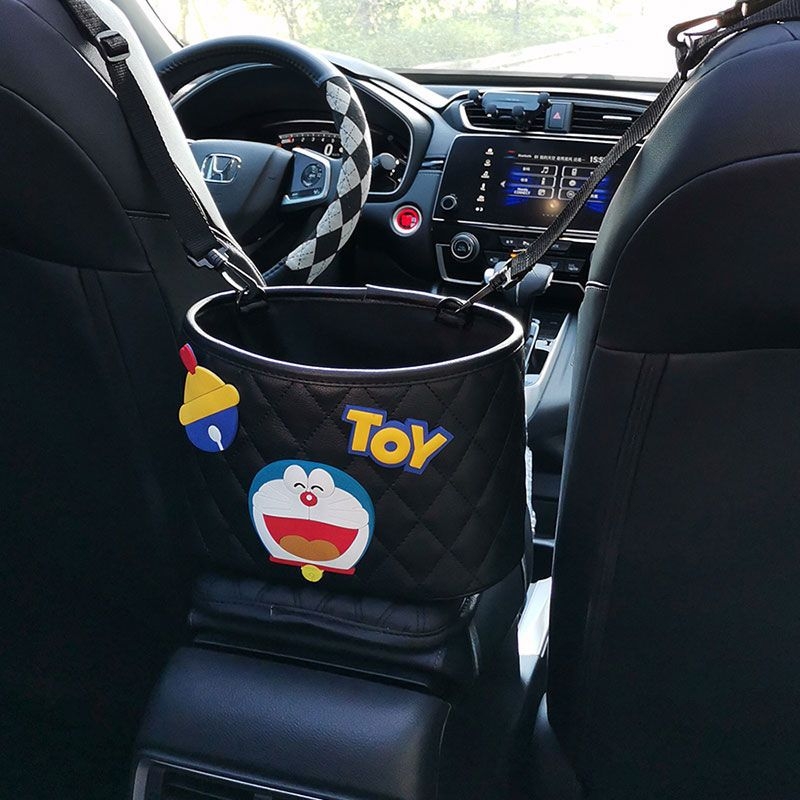 Кожена кутия за седалката на автомобила - водоустойчива, монтаж с окачване, универсално съвместима, възможност за печат на лого