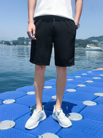 Баскетболни къси панталони 100% полиестер, половин дължина, свободен силует, микроеластичност, лято (100% полиестер; половин дължина; свободен силует; микроеластичност; лято)