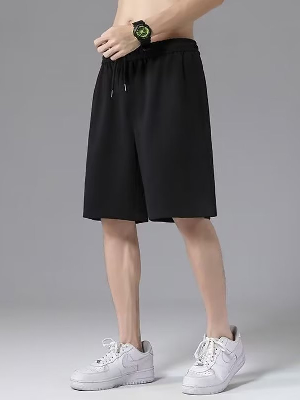 Баскетболни къси панталони 100% полиестер, половин дължина, свободен силует, микроеластичност, лято (100% полиестер; половин дължина; свободен силует; микроеластичност; лято)