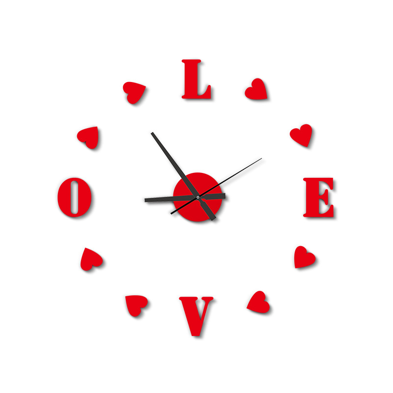 Стенно часовник, модерен квадратен стил, модел B0255, аналогов кварцов ход, едностранен циферблат