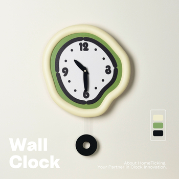 Стенно часовник C37-D, кварцовMechanizam? Sun Movement, батерийно захранване, Nordic стил арт рамка