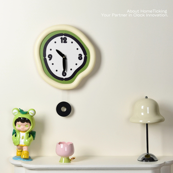 Стенно часовник C37-D, кварцовMechanizam? Sun Movement, батерийно захранване, Nordic стил арт рамка