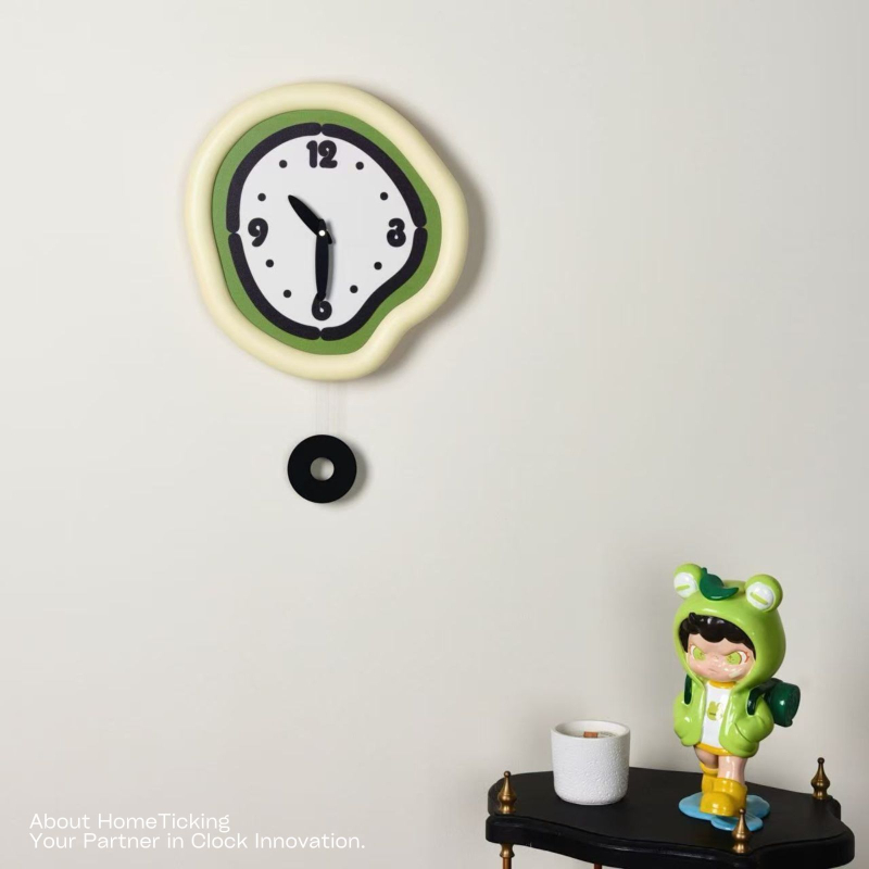 Стенно часовник C37-D, кварцовMechanizam? Sun Movement, батерийно захранване, Nordic стил арт рамка