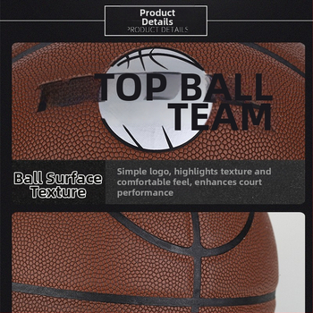 PU basketbal pre vnútorné aj vonkajšie použitie — protišmyková, odolná lopta pre deti a dospelých