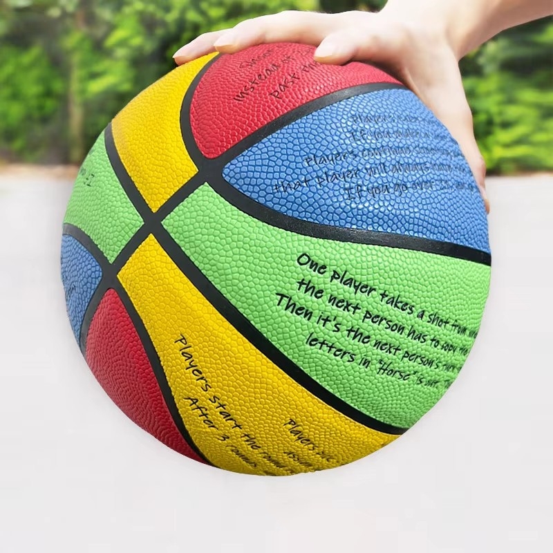 Баскетболна топка с персонализирано лого и гравиране, PU материал, персонализирана обработка, код Basketball 001