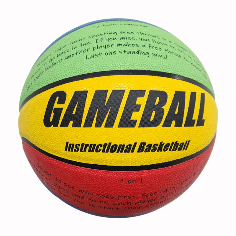 Баскетболна топка с персонализирано лого и гравиране, PU материал, персонализирана обработка, код Basketball 001