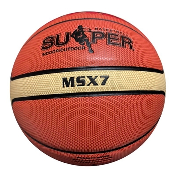 PRO CATCH гумена баскетболна топка за деца — с печатно лого OK, подходяща за тренировки и фитнес