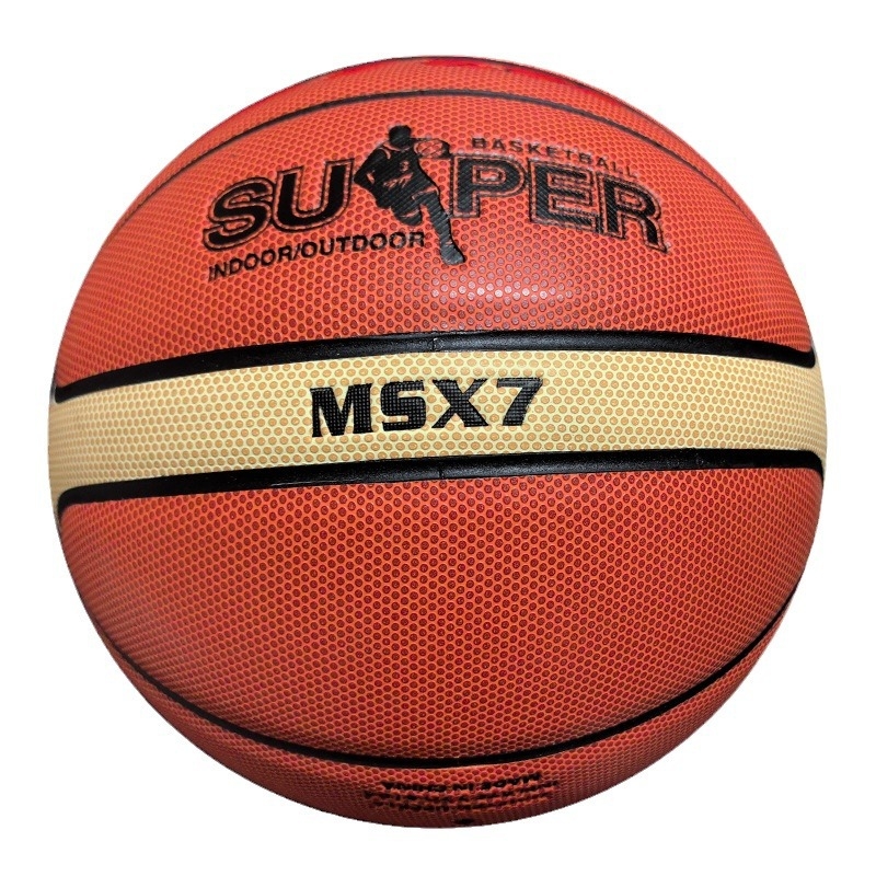 PRO CATCH гумена баскетболна топка за деца — с печатно лого OK, подходяща за тренировки и фитнес