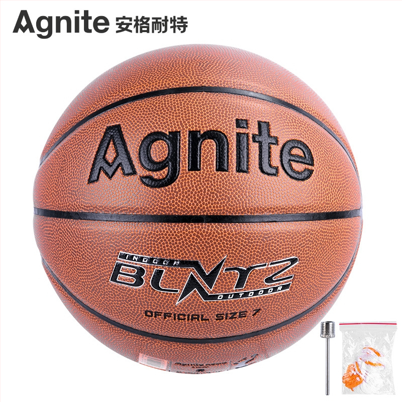 Agnite F1105A basketbal PVC – na vnútorné aj vonkajšie použitie, odolný voči opotrebeniu, protiskluzový tréningový balón
