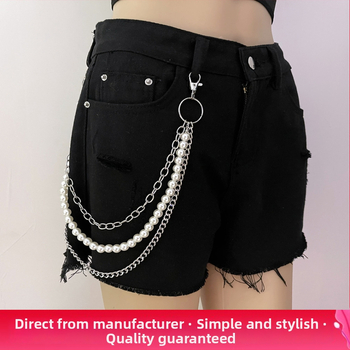 Pásový reťaz pre ženy • Kov • Univerzálny štýl • Šírka 3,0 cm