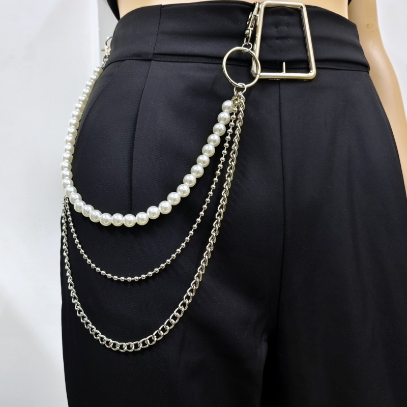 Pásový reťaz pre ženy • Kov • Univerzálny štýl • Šírka 3,0 cm