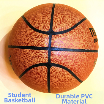 Odolná basketbalová lopta z PVC, vhodná do interiéru aj exteriéru, na tréningy na betónovej podlahe