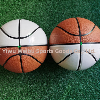 Basketbal PVC materiál, tlačené logo, pôvod Yiwu, Čína, vhodné pre basketbal a ďalšie hry s loptou