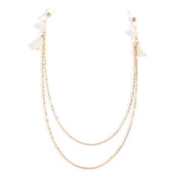 Ručni lanac za prsa s privjeskom od perle, ručno izrađeno, od legure, za žene