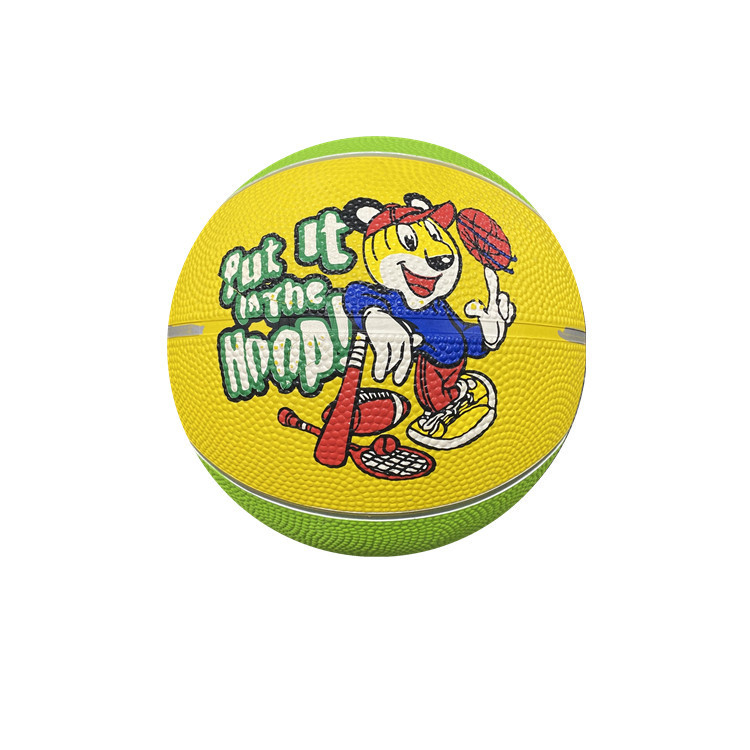 Gumená basketbalová lopta Blue Bang №3 na tréning a súťaž, vnútorné aj vonkajšie použitie, pre deti (základná škola a materská škola), pôvod Jiangsu