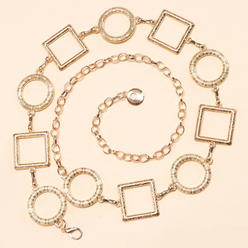Traka za struk, metal, duljina 120 cm, širina 3,5 cm, Baozhi Jewelry