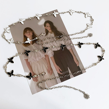 Pásový reťaz na boky, kovový, s jedným kruhom, univerzálny štýl, pre ženy