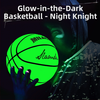 Lemira PU basketbal lopta – holografická reflexná svietivá fluoreskujúca úprava, logo tlačené, prispôsobenie k dispozícii, vhodná pre tréning nôh