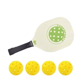 TP marka pickleball set reketa s pločom od čvrstog drveta, reketa s ravnim udarcem, stolni tenis reketa
