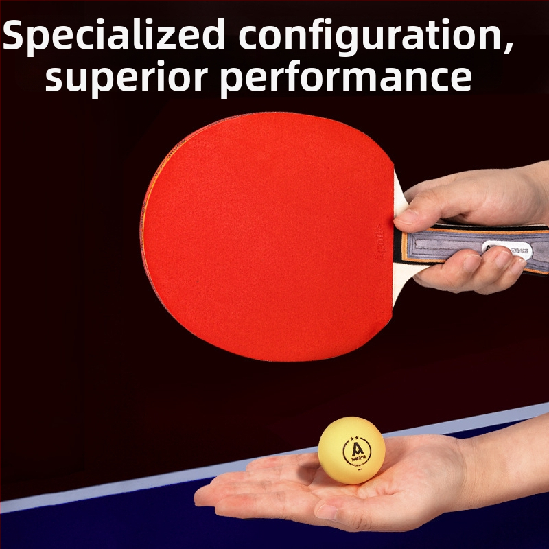 Stolný tenis raketa F2320S, Deli (doska z topolu, lepiaca guma, priamy úder)