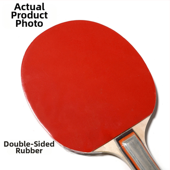 Raketa na stolný tenis Venezon s horizontálnym uchom, poplarová doska, guma so spätným lepením, vlastný logo