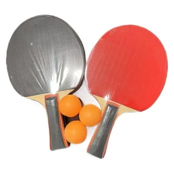 Raketa za stolni tenis s anti-prijel gumom, bočni udarac, ploča od topole, dvostruko pakiranje