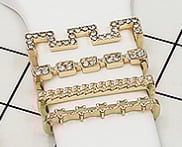 Декоративни елементи за каишка на Apple Watch — метални обковки, декоративни пръстени и щифтове, модерен стил