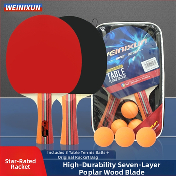 Wynison stolnotenisová raketa – profesionálny tréningový set s gumou proti lepeniu, horizontálny úder, poplar doska, špecifikácia 40