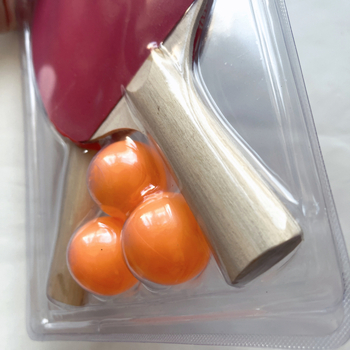 Rachetă de tenis de masă pentru copii — lamă din plop, gumă cu adeziv pozitiv, lovitură dreaptă