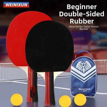 Venezon profesionálna sada rakiet na stolný tenis – poplarová základná doska, guma typu reverse glue, horizontálna raketa