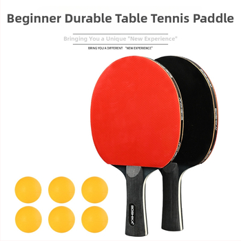 Set stolný tenis pre tréning a zábavu, 2 rakety, 6 loptičiek, stojan na sieť, guma proti prilepeniu, doska z topolu