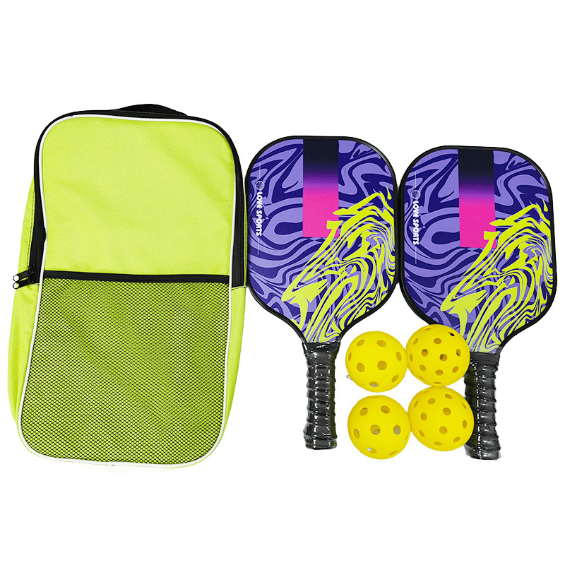 Začiatočnícka sada pickleball rakiet | Rakety z fiberglass, hmotnosť 200–250 g, Značka: Combined Force