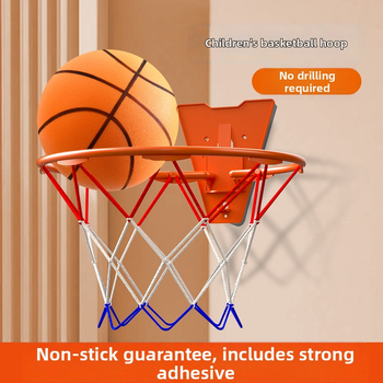 Vnútorný nástenný skladací koš na basketbal, tichý chod, pre deti